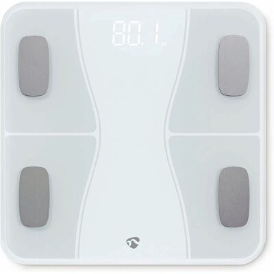 Nedis SmartLife Bluetooth Body Scale - Multi-Function, White, Up to 180kg Nedis SmartLife Bluetooth Body Scale - Multi-Function, White, Up to 180kg