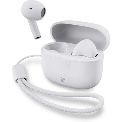 Nedis Langaton kuulokkeet - Bluetooth - 16h akku - Kosketusohjaus - Valkoinen Nedis Langaton kuulokkeet - Bluetooth - 16h akku - Kosketusohjaus - Valkoinen