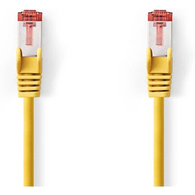 Nedis CCGL85221YE150 Nätverkskabel Gul 15 m Cat6 S/FTP Nedis CCGL85221YE150 Nätverkskabel Gul 15 m Cat6 S/FTP