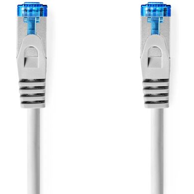 Nedis CCGL85330WT100 Grå 10m Cat6a S/FTP Nätverkskabel Nedis CCGL85330WT100 Grå 10m Cat6a S/FTP Nätverkskabel
