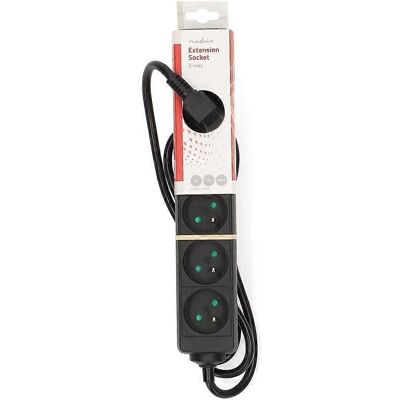 Nedis Steckerleiste 3680W 16A Schwarz - Mehrfachstecker Nedis Steckerleiste 3680W 16A Schwarz - Mehrfachstecker