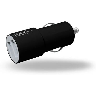 Azuri AZPCHEAD2USBDUOBLK - Chargeur pour téléphone et tablette - Noir Azuri AZPCHEAD2USBDUOBLK - Chargeur pour téléphone et tablette - Noir
