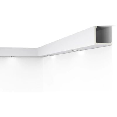 NMC Moldura de cobertura blanca 200cm - Decoración interior NMC Moldura de cobertura blanca 200cm - Decoración interior