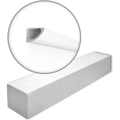 NMC Wallstyl Cornice Moulding - 12m White - Timeless Classic Style NMC Wallstyl Cornice Moulding - 12m White - Timeless Classic Style