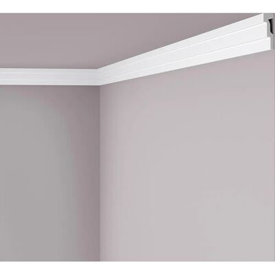 NMC Wand- und Deckenleiste - 20x60mm Weiß - Dekor NMC Wand- und Deckenleiste - 20x60mm Weiß - Dekor