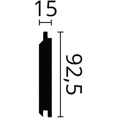 NMC Wandpaneel - 8 x 3D, Weiß, 244cm, Modernes Interieur NMC Wandpaneel - 8 x 3D, Weiß, 244cm, Modernes Interieur
