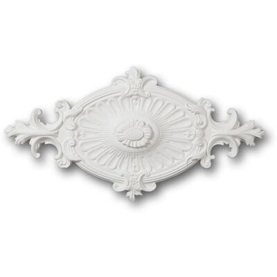 Rosone da Soffitto NMC - Schiuma di Poliuretano Rigido - Bianco - 60,5cm Rosone da Soffitto NMC - Schiuma di Poliuretano Rigido - Bianco - 60,5cm