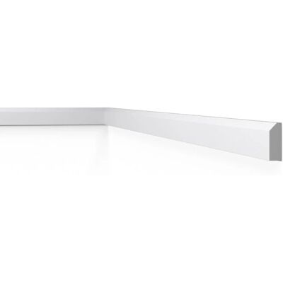 Battiscopa NMC Wallstyl FT1 - Bianco, 200cm, Leggero, Moderno Battiscopa NMC Wallstyl FT1 - Bianco, 200cm, Leggero, Moderno