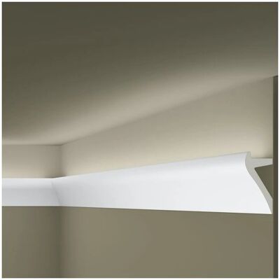 NMC ARSTYL Cornice moulding - 200cm x 5cm x 10.5cm - White - Cornice moulding NMC ARSTYL Cornice moulding - 200cm x 5cm x 10.5cm - White - Cornice moulding