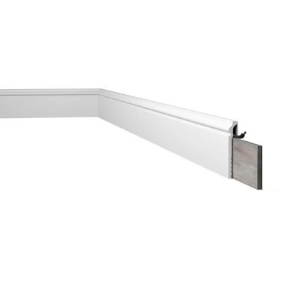 Zoccolino CBC3 NMC - Polistirene ad Alta Densità - 120mm x 22mm - 2m Zoccolino CBC3 NMC - Polistirene ad Alta Densità - 120mm x 22mm - 2m