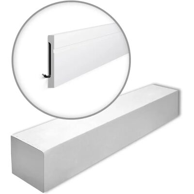 NMC Wallstyl Skirting - 16m, White, Pre-primed - Skirting NMC Wallstyl Skirting - 16m, White, Pre-primed - Skirting