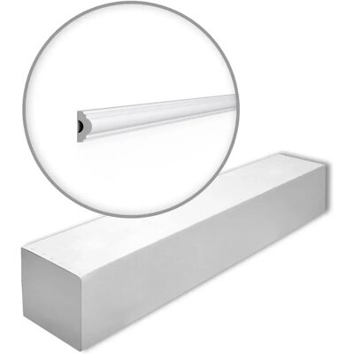 NMC Wallstyl WL7-box Listwa Panel - 100m Blanco Pre-primado Interior NMC Wallstyl WL7-box Listwa Panel - 100m Blanco Pre-primado Interior