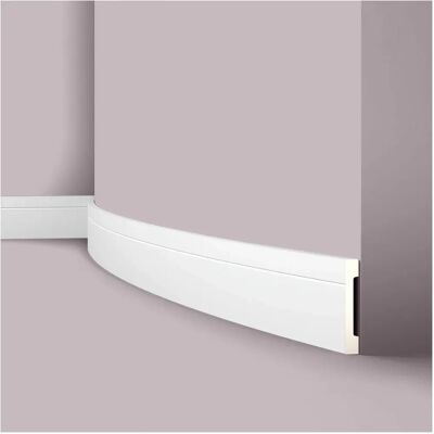 NMC Wallstyl FD2 Flex Plinthe - Blanc, 200cm, 1,5cm, 11cm - Plinthe - Publicité NMC Wallstyl FD2 Flex Plinthe - Blanc, 200cm, 1,5cm, 11cm - Plinthe - Publicité