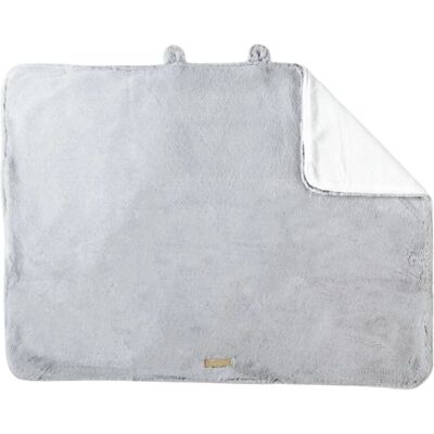 Noukie's Baby Deken - 75x100cm - Grijs - Effen - Babydeken Noukie's Baby Deken - 75x100cm - Grijs - Effen - Babydeken