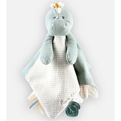 Noukie's Dino Stegi en Mousseline Bio - Peluche Bébé - Publicité Noukie's Dino Stegi en Mousseline Bio - Peluche Bébé - Publicité