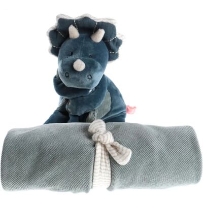 Couverture bébé Noukie's - Veloudoux Bleu - Couverture bébé - Publicité Couverture bébé Noukie's - Veloudoux Bleu - Couverture bébé - Publicité