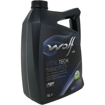 Huile Moteur WOLF Vitaltech 5W40 Synthétique - Huile Moteur - Publicité Huile Moteur WOLF Vitaltech 5W40 Synthétique - Huile Moteur - Publicité