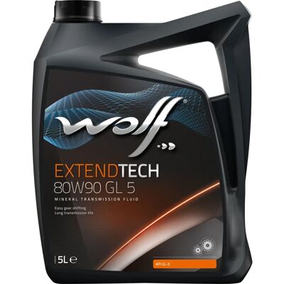 Huile de Boîte WOLF Extendtech 80W90 GL 5 - Publicité Huile de Boîte WOLF Extendtech 80W90 GL 5 - Publicité