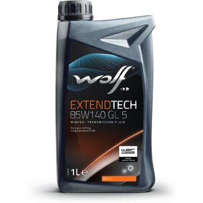 Wolf 8304606 - Huile de transmission 1L Lubrifiant haute performance pour engrenages hypoidaux - Publicité Wolf 8304606 - Huile de transmission 1L Lubrifiant haute performance pour engrenages hypoidaux - Publicité
