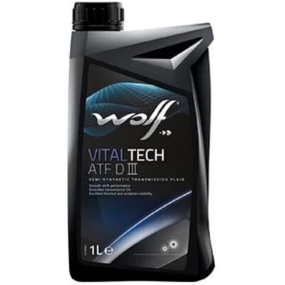 Huile Wolf Vitaltech ATF DIII 1L - Huile de transmission automatique - Publicité Huile Wolf Vitaltech ATF DIII 1L - Huile de transmission automatique - Publicité