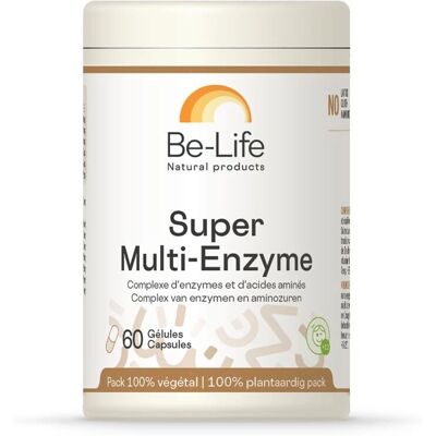 Be-Life Super Multi-Enzymes - Soutien digestif, 60 gélules - Publicité Be-Life Super Multi-Enzymes - Soutien digestif, 60 gélules - Publicité