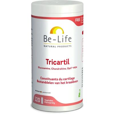 Be-Life Tricartil - Soutient la santé du cartilage, Contient vitamine C, Inclut chondroïtine, glucosamine, MSM - Complément alimentaire - Publicité Be-Life Tricartil - Soutient la santé du cartilage, Contient vitamine C, Inclut chondroïtine, glucosamine, MSM - Complément alimentaire - Publicité