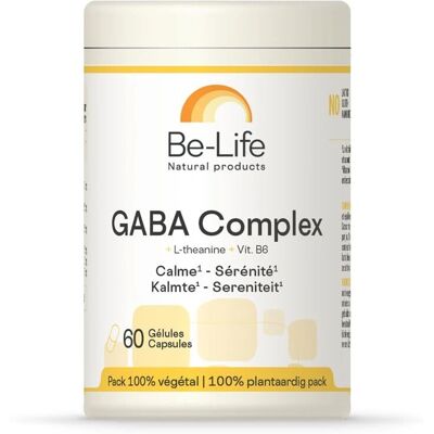 Be-Life Complexe Gaba avec L-théanine + Vitamine B6 - Complément Alimentaire - Publicité Be-Life Complexe Gaba avec L-théanine + Vitamine B6 - Complément Alimentaire - Publicité