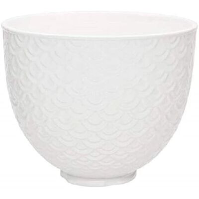 Bol de mélange en céramique Mermaid Lace KitchenAid 4,8L - Blanc Bol de mélange en céramique Mermaid Lace KitchenAid 4,8L - Blanc