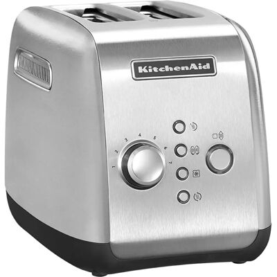KitchenAid 5KMT221ESX - 7 sneetjes broodrooster - Roestvrij staal KitchenAid 5KMT221ESX - 7 sneetjes broodrooster - Roestvrij staal