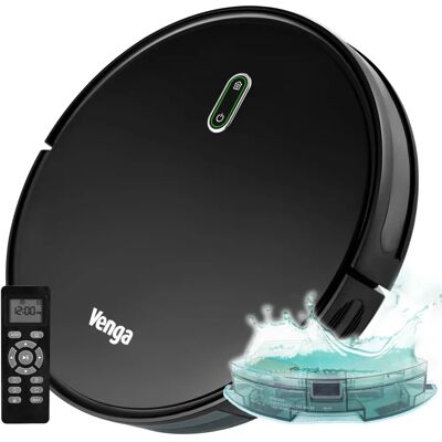 Venga Robot Aspirapolvere e Lavapavimenti 3-in-1 - Facile con un pulsante Venga Robot Aspirapolvere e Lavapavimenti 3-in-1 - Facile con un pulsante