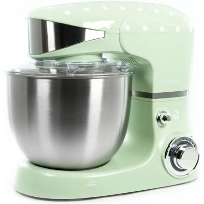 Kalorik M3014 Mint Stand Mixer - 1000W, 5L, Retro Polka Dot Style Kalorik M3014 Mint Stand Mixer - 1000W, 5L, Retro Polka Dot Style