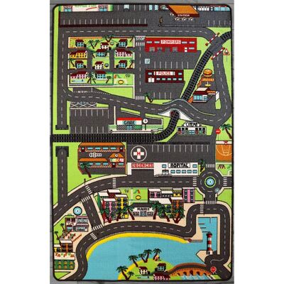 Tapitom Tapete de Brincar para Crianças - Ruas e Edifícios - 130x200cm Tapitom Tapete de Brincar para Crianças - Ruas e Edifícios - 130x200cm