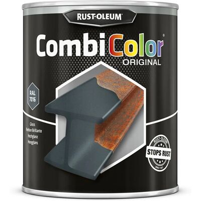 Vernice protettiva metallizzata Rust-Oleum - Antracite - 0.75L - Primer e finitura Vernice protettiva metallizzata Rust-Oleum - Antracite - 0.75L - Primer e finitura