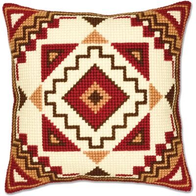 Vervaco Kit Coussin Point de Croix - Multicolore, 40x40cm Vervaco Kit Coussin Point de Croix - Multicolore, 40x40cm