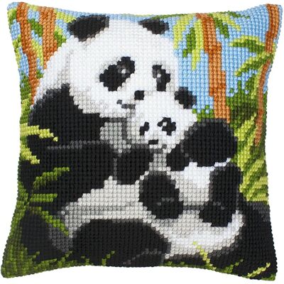 Kit de Almofada de ponto de cruz Vervaco - 40x40cm, Algodão, Instruções Kit de Almofada de ponto de cruz Vervaco - 40x40cm, Algodão, Instruções