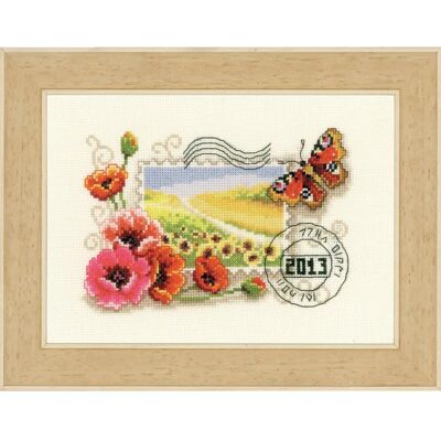 Vervaco Kit de Broderie - Point de Croix, Coton, 21x15cm Vervaco Kit de Broderie - Point de Croix, Coton, 21x15cm