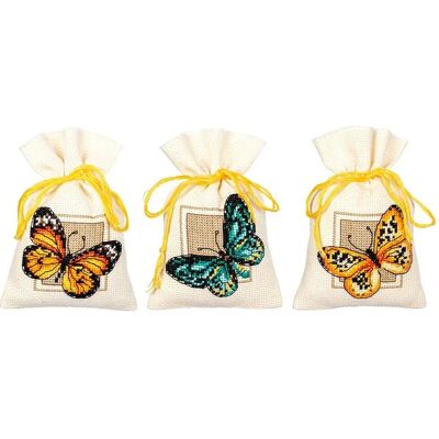 Kit di ricamo estivo con farfalle - Vervaco Kit di ricamo estivo con farfalle - Vervaco