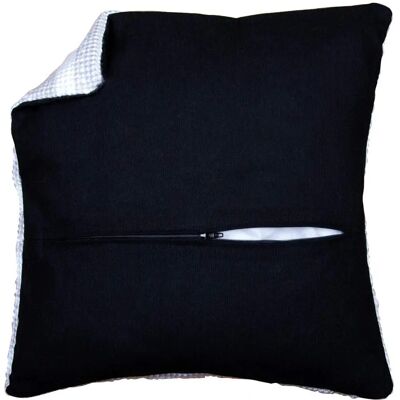 Vervaco Coussin Noir 45x45cm avec Fermeture Éclair Vervaco Coussin Noir 45x45cm avec Fermeture Éclair