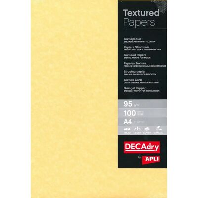 DECAdry PCL-1600 Guld Texturiserat A4 Utskriftspapper - Utskriftsmaterial DECAdry PCL-1600 Guld Texturiserat A4 Utskriftspapper - Utskriftsmaterial