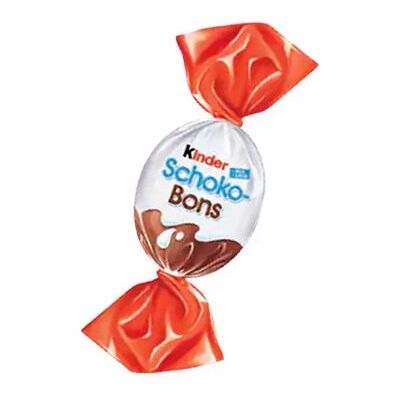 Ferrero Kinder Schoko-Bons - Lait & Noisettes - Chocolat - 125g - Publicité Ferrero Kinder Schoko-Bons - Lait & Noisettes - Chocolat - 125g - Publicité