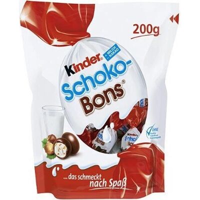 Kinder - SCHOKO-BONS - Chocolat au lait - Bonbons au chocolat - Publicité Kinder - SCHOKO-BONS - Chocolat au lait - Bonbons au chocolat - Publicité