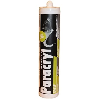DL CHEMICALS Paracryl Sélant - 310ml - Blanc - Mouvement Faible - Publicité DL CHEMICALS Paracryl Sélant - 310ml - Blanc - Mouvement Faible - Publicité
