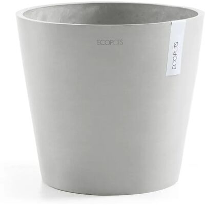 Ecopots Amsterdam 40 Wit Grijs - Plantbak Ecopots Amsterdam 40 Wit Grijs - Plantbak