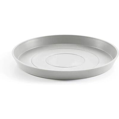 Soucoupe ronde ECOPOTS gris blanc - Accessoire pour pot de fleurs - Publicité Soucoupe ronde ECOPOTS gris blanc - Accessoire pour pot de fleurs - Publicité