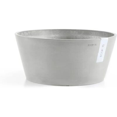 ECOPOTS Frankfurt 30 Weißgrau Pflanzgefäß - Innen & Außen ECOPOTS Frankfurt 30 Weißgrau Pflanzgefäß - Innen & Außen