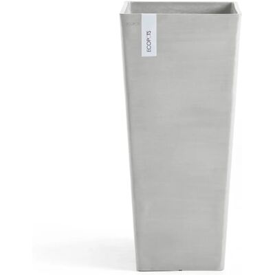 Vase Haute Rotterdam d'Ecopots Blanc-Gris - Tall Vase - Publicité Vase Haute Rotterdam d'Ecopots Blanc-Gris - Tall Vase - Publicité