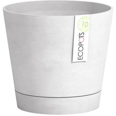 ECOPOTS - VENICE - Weiss/Grau - Kunststoff - Planter ECOPOTS - VENICE - Weiss/Grau - Kunststoff - Planter