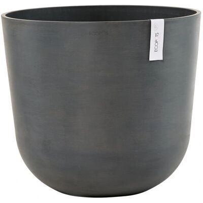 Vaso Ecopots Oslo 25 Grigio Scuro - Interno/Esterno Vaso Ecopots Oslo 25 Grigio Scuro - Interno/Esterno