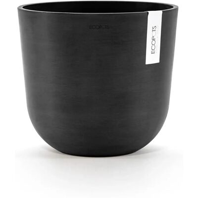 Ecopots Oslo Pflanztopf - Organisch Design, 25cm, Dunkelgrau Ecopots Oslo Pflanztopf - Organisch Design, 25cm, Dunkelgrau