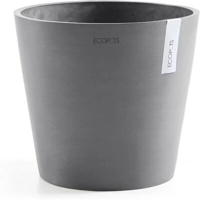 ECOPOTS - Vaso Tondo Amsterdam Ø25 H24,5 - Grijs - Planter ECOPOTS - Vaso Tondo Amsterdam Ø25 H24,5 - Grijs - Planter